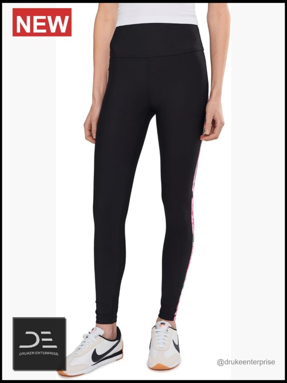 High-Rise Midi Leggings with Pockets 24" Inseam UPF 50+